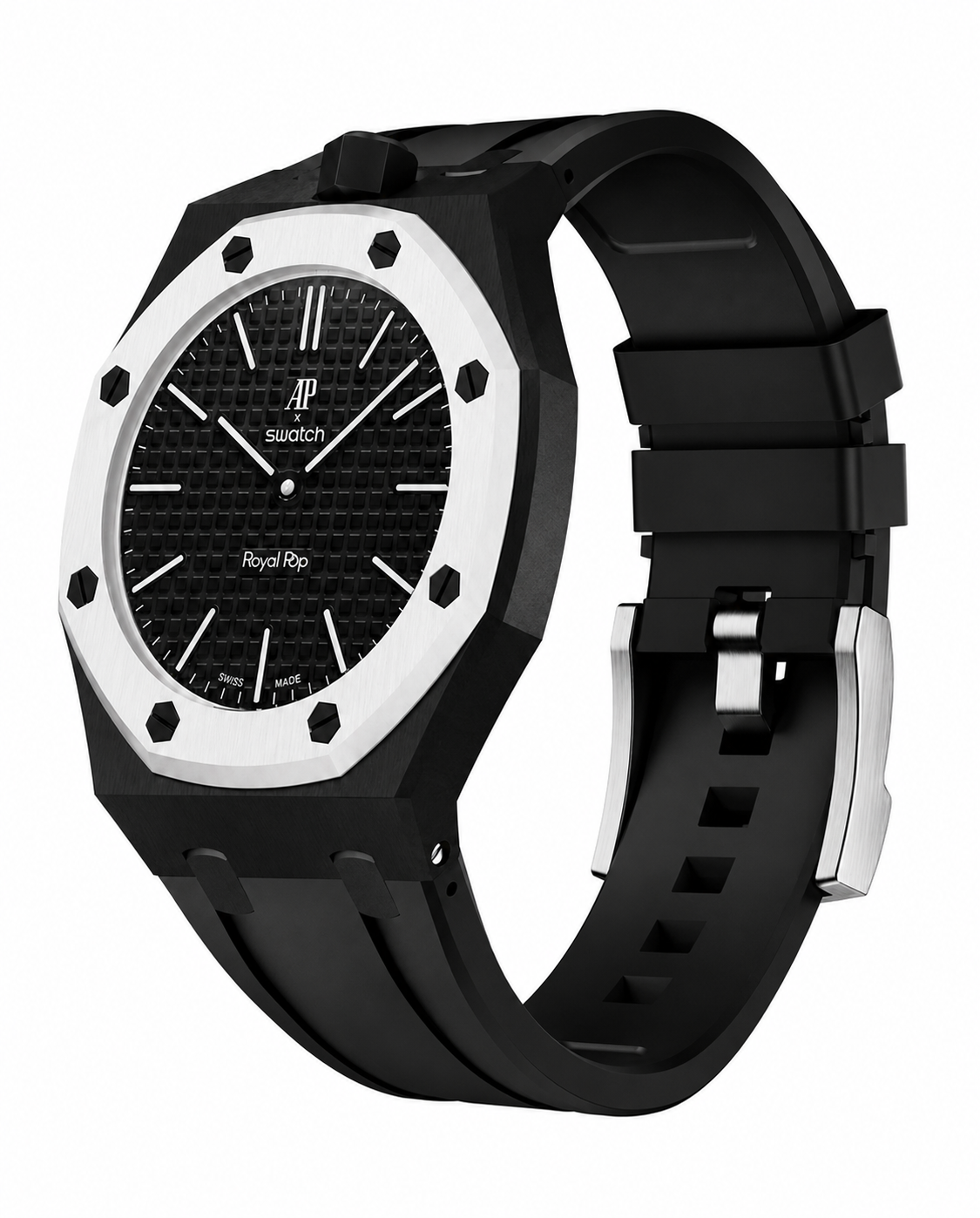 Boceramic Rubber Strap Case For AP x Swatch Royal