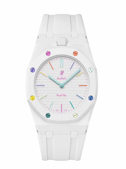 Boceramic Rubber Strap Case For AP x Swatch Royal