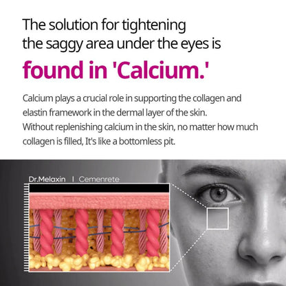 Dr. Melaxin Calcium Multi Balm – Korean Collagen Eye Stick for Fine Lines, Hydration & Firming 9g
