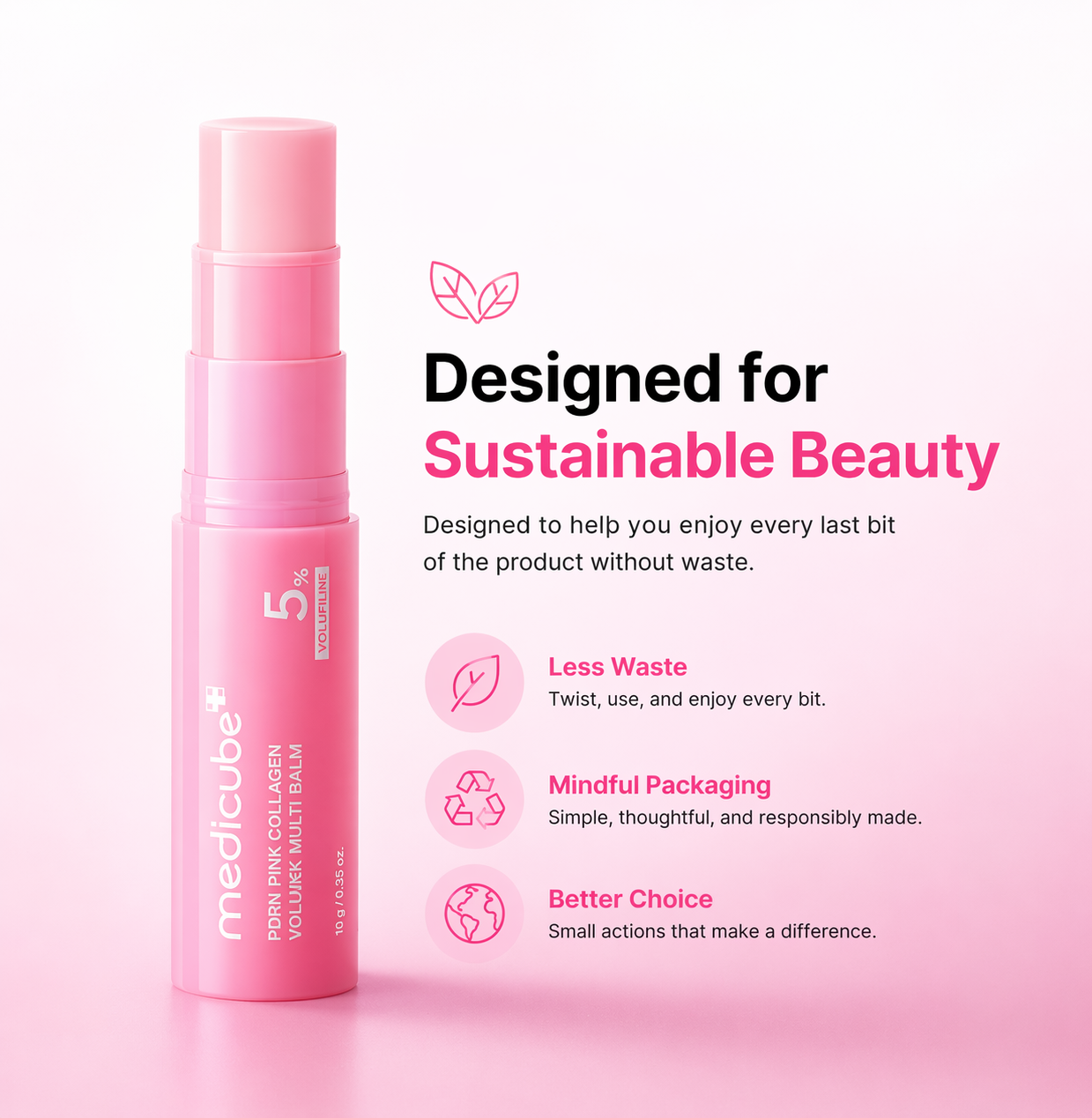 MEDICUBE PDRN Pink Collagen Volume Multi Balm