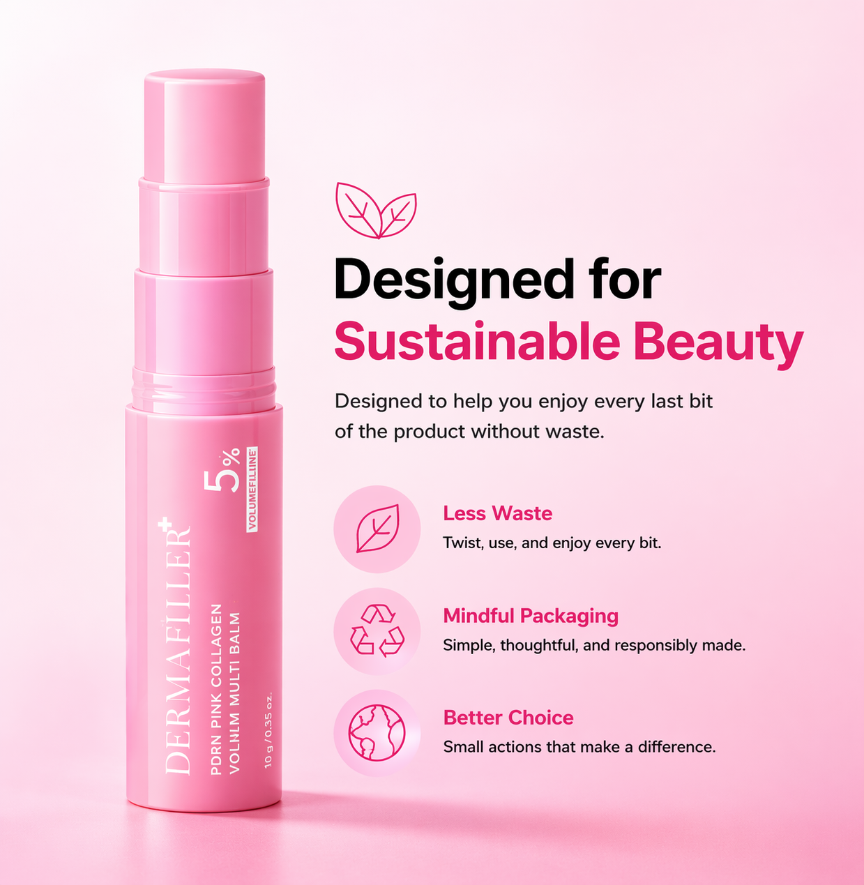 Dermafiller™ PDRN Pink Collagen Volume Multi Balm