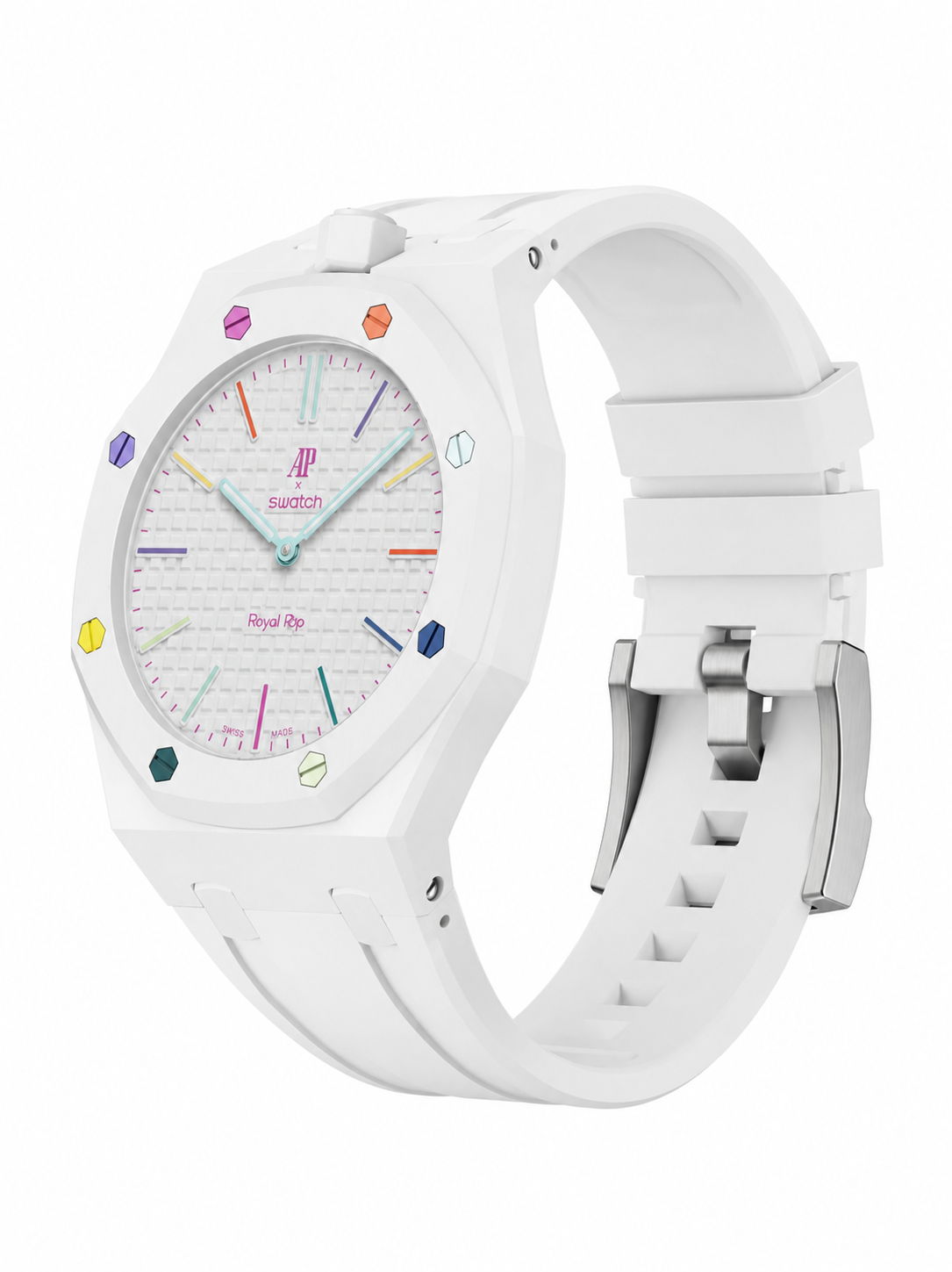Boceramic Rubber Strap Case For AP x Swatch Royal