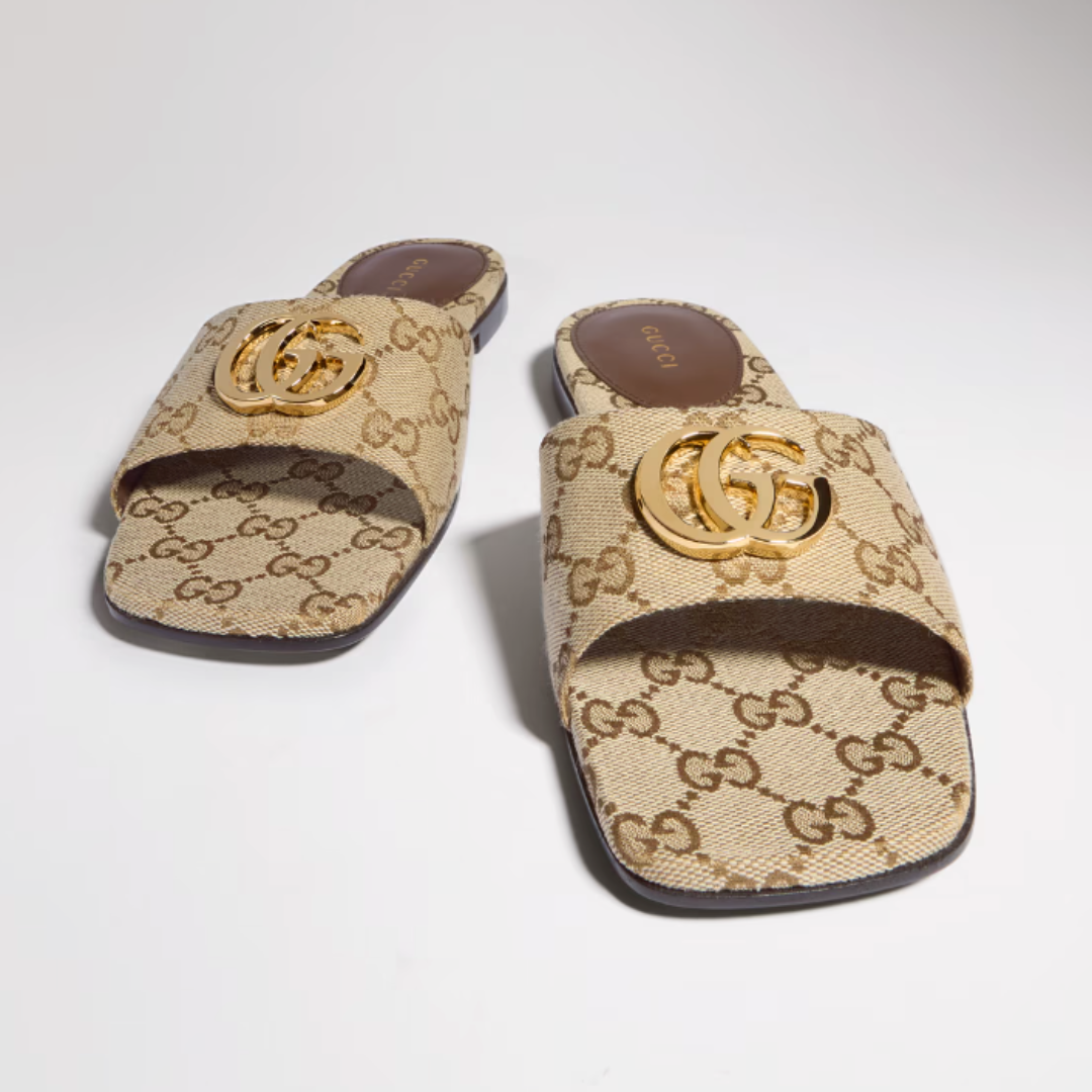 GG Women's slide sandal with Double G