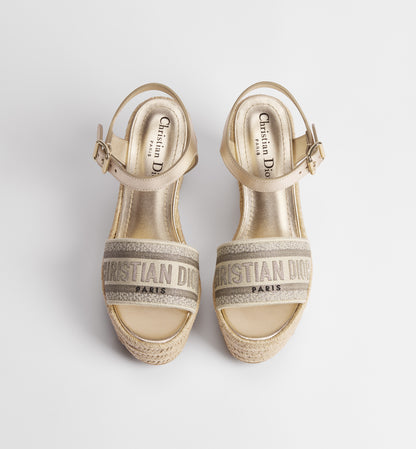 Dior Or Dway Wedge Sandal