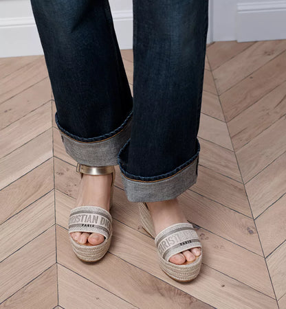 Dior Or Dway Wedge Sandal