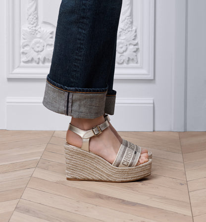 Dior Or Dway Wedge Sandal