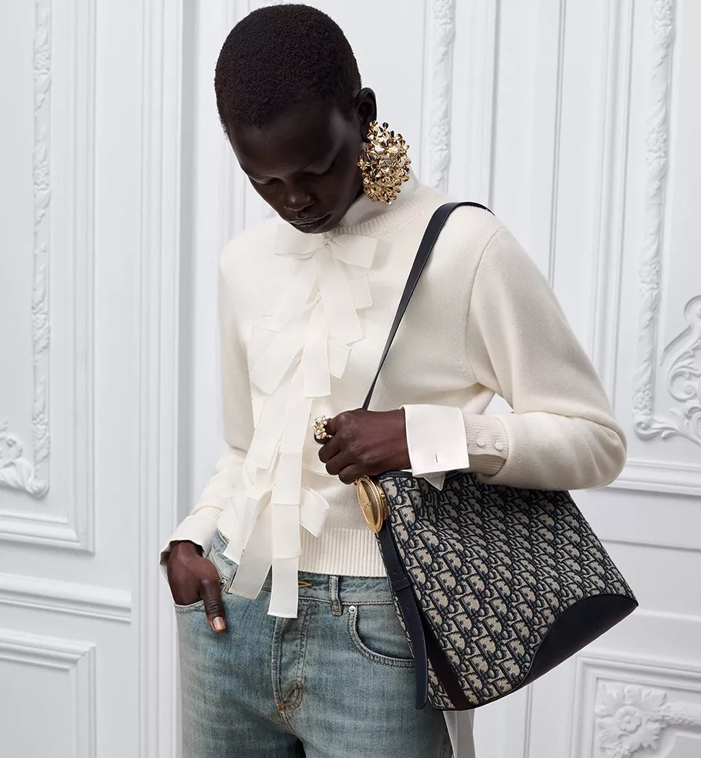 Medium Dior Médaillon Bucket Bag