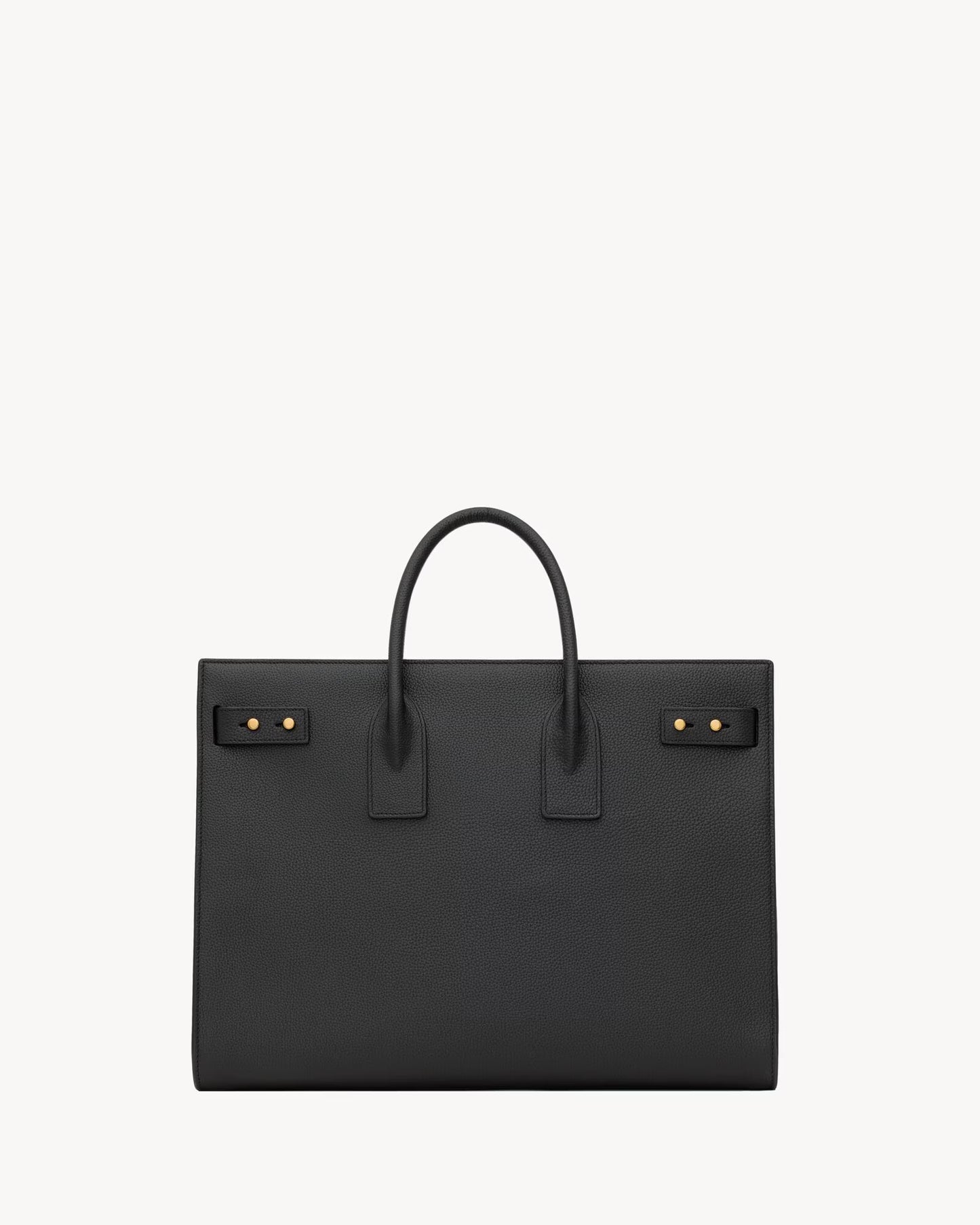 YSL Sac de Jour thin large bag in grained leather