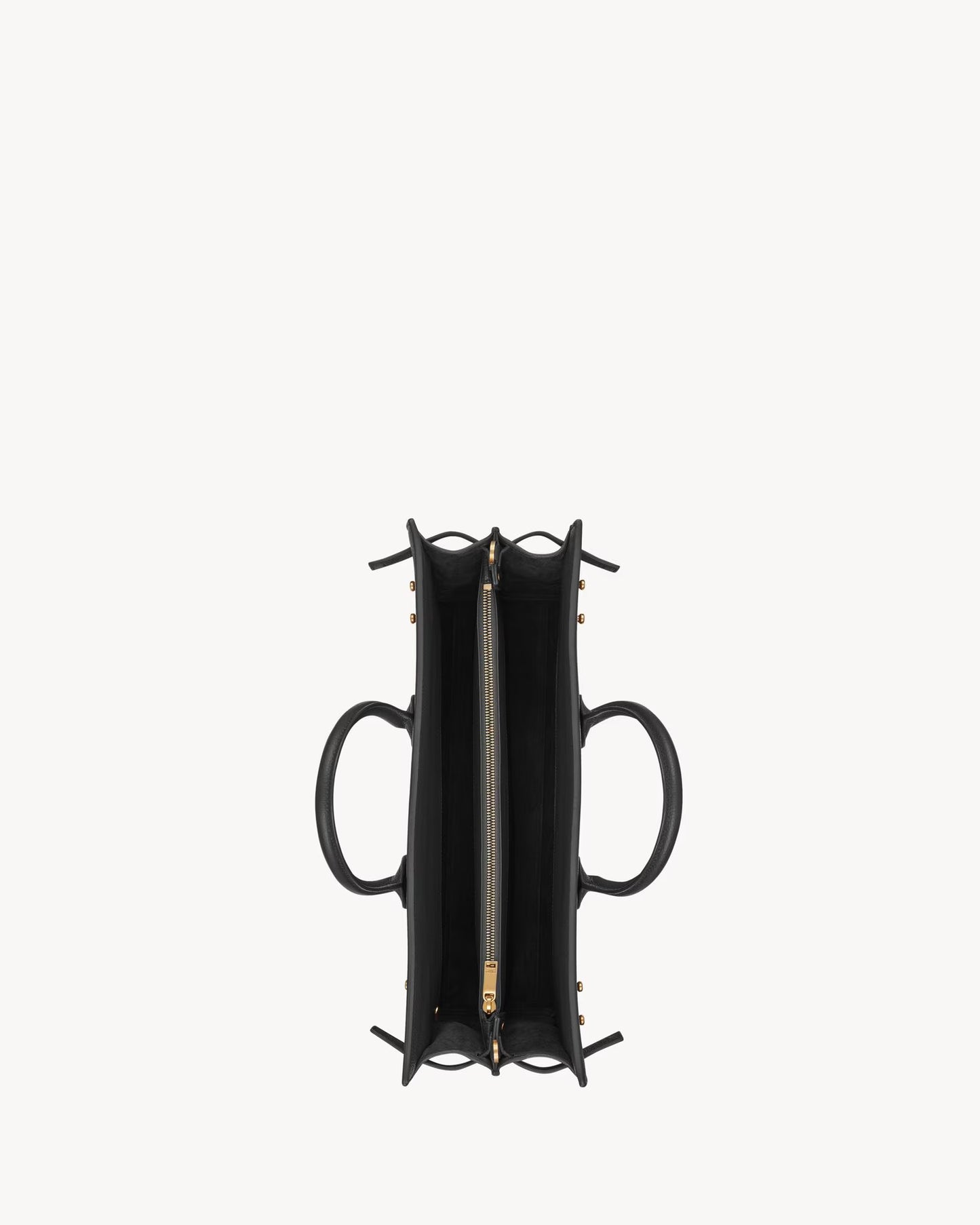 YSL Sac de Jour thin large bag in grained leather