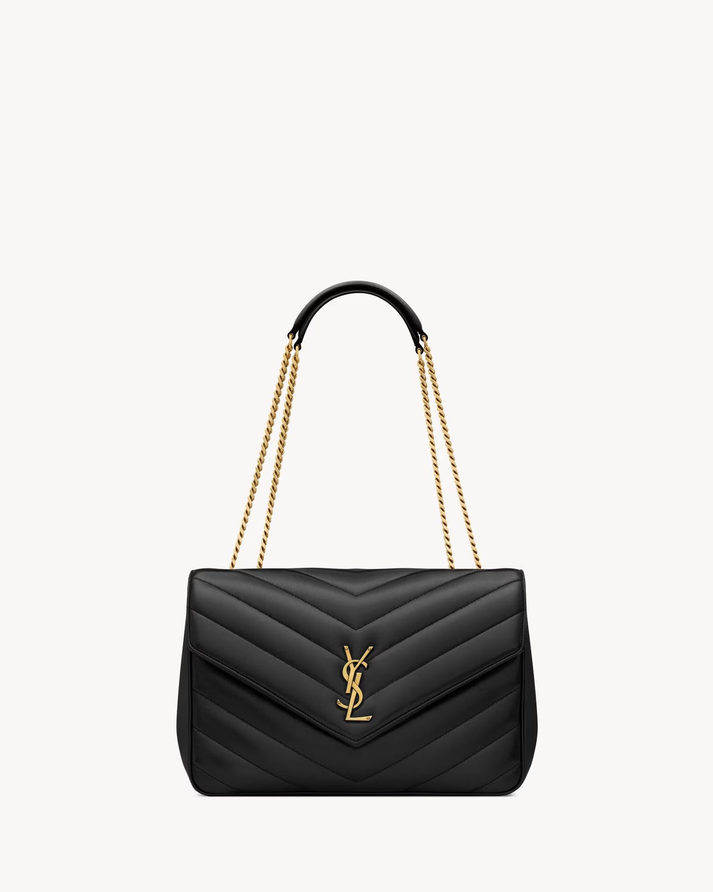 YSL LOULOU large in MATELASSÉ lambskin