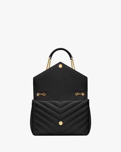 YSL LOULOU large in MATELASSÉ lambskin