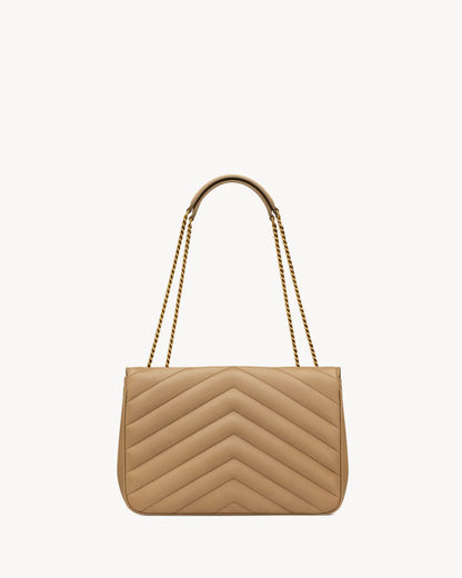 YSL LOULOU large in MATELASSÉ lambskin