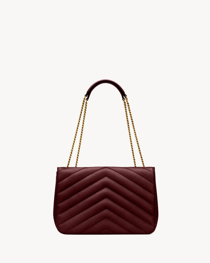 YSL LOULOU large in MATELASSÉ lambskin