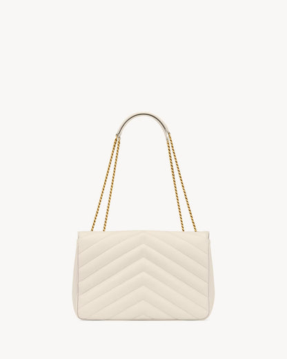YSL LOULOU large in MATELASSÉ lambskin