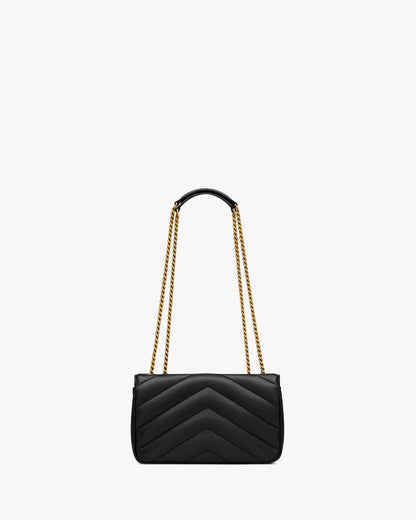 YSL Loulou Small in Matelassé lambskin