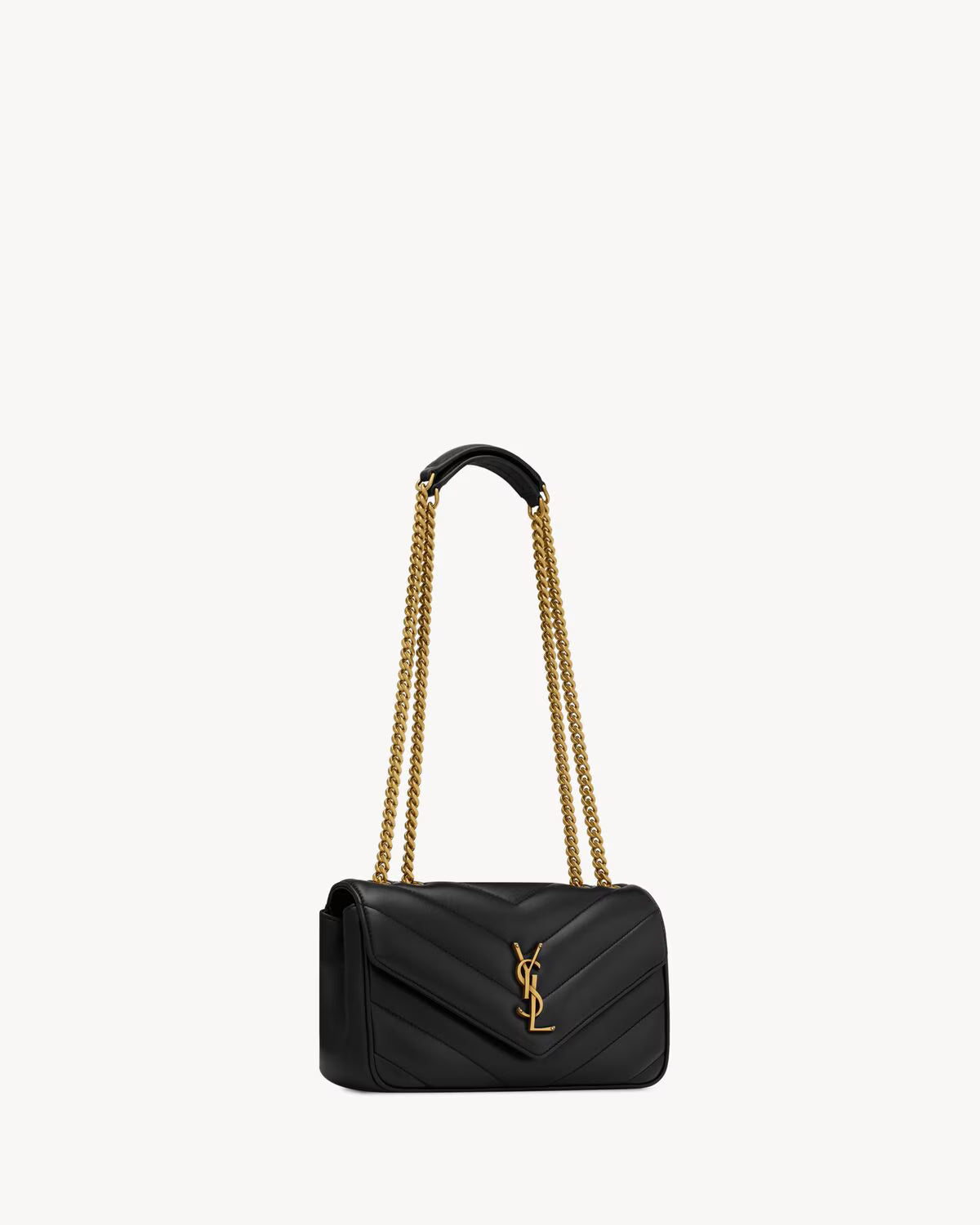 YSL Loulou Small in Matelassé lambskin