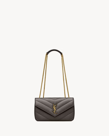 YSL Loulou Small in Matelassé lambskin