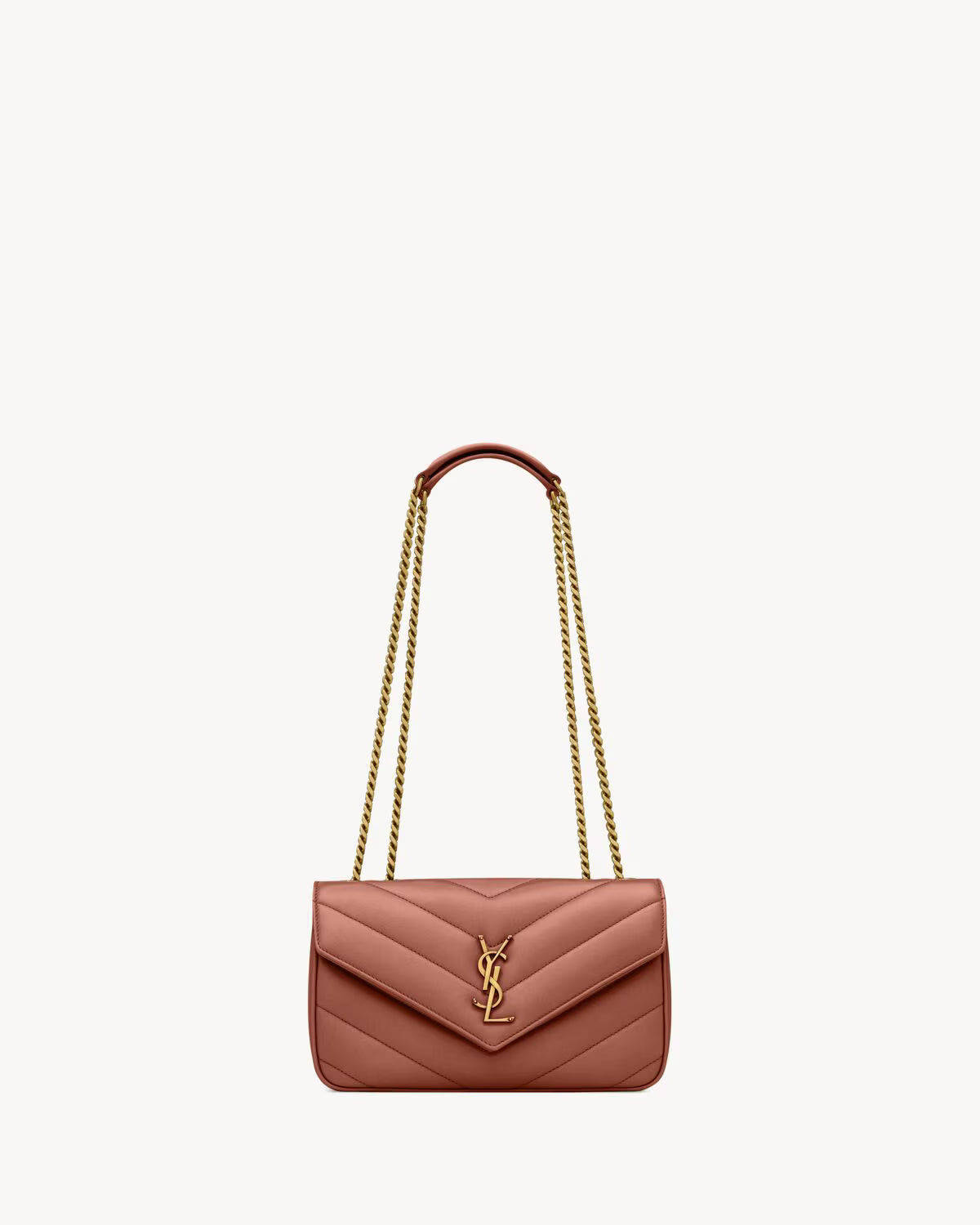 YSL Loulou Small in Matelassé lambskin