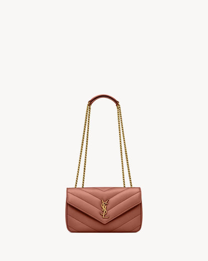 YSL Loulou Small in Matelassé lambskin