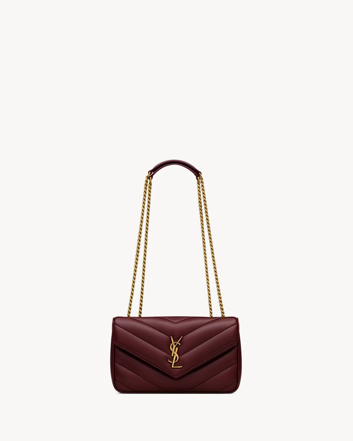 YSL Loulou Small in Matelassé lambskin