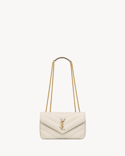 YSL Loulou Small in Matelassé lambskin