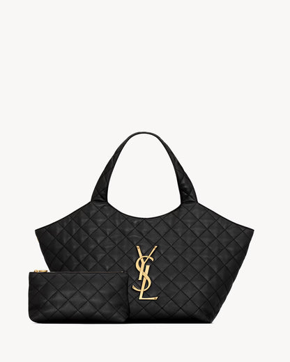 YSL Medium Icare quilted nappa leather bag