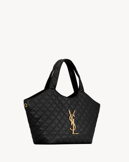 YSL Medium Icare quilted nappa leather bag