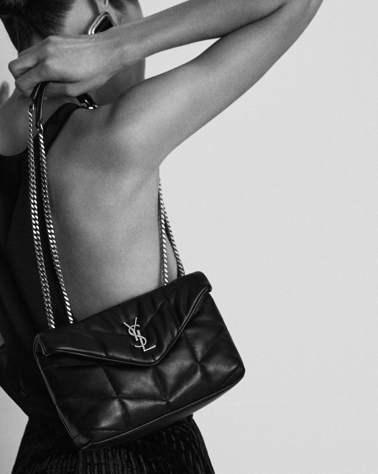 YSL Toy Puffer in lambskin