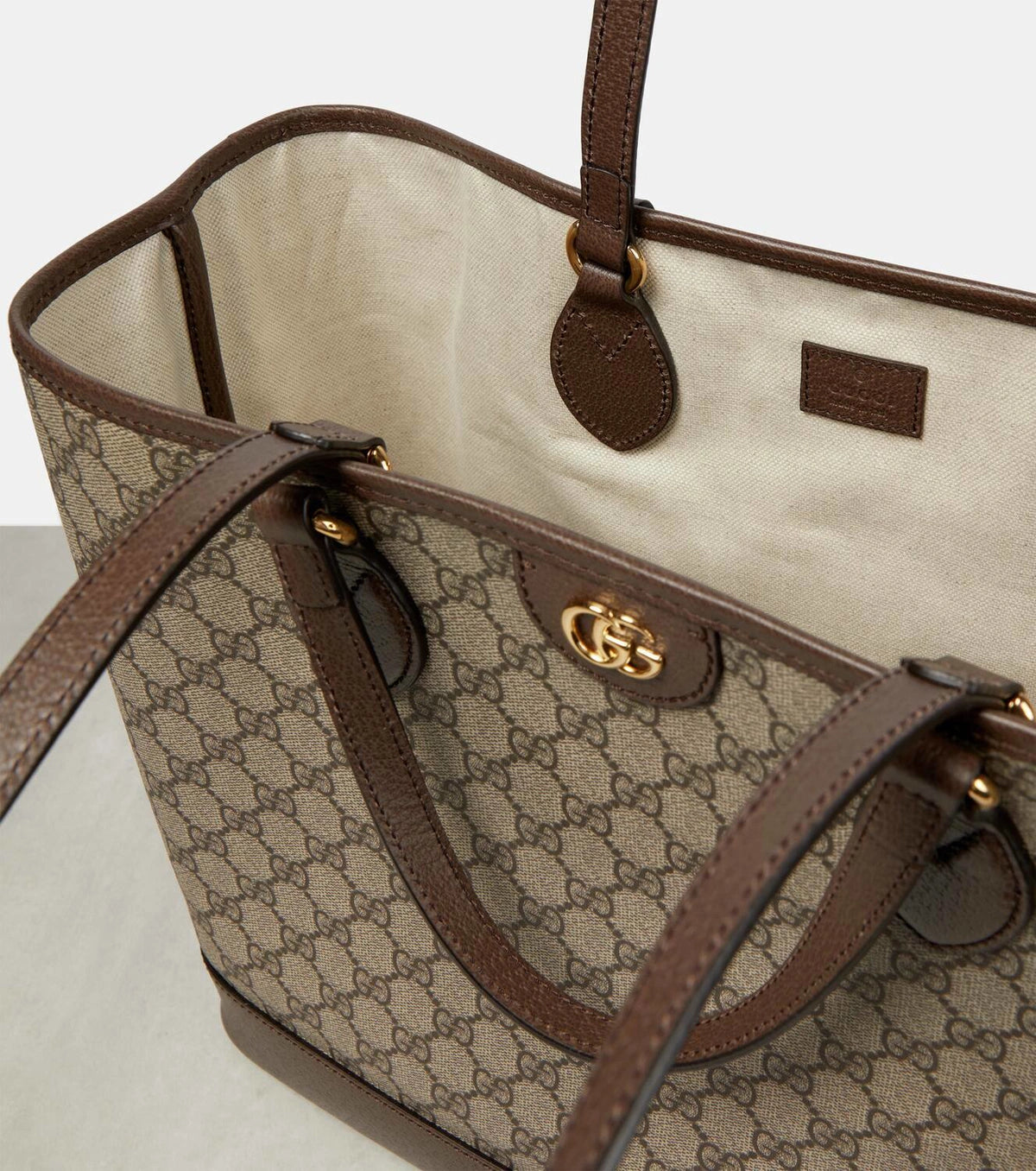 GG Ophidia Large GG canvas tote bag