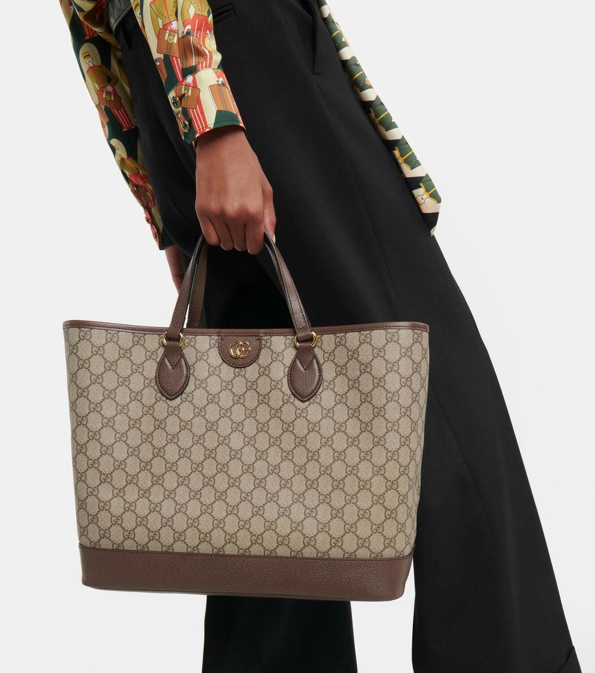 GG Ophidia Large GG canvas tote bag
