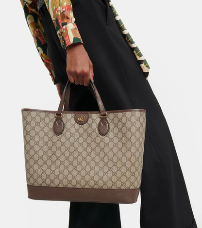 GG Ophidia Large GG canvas tote bag