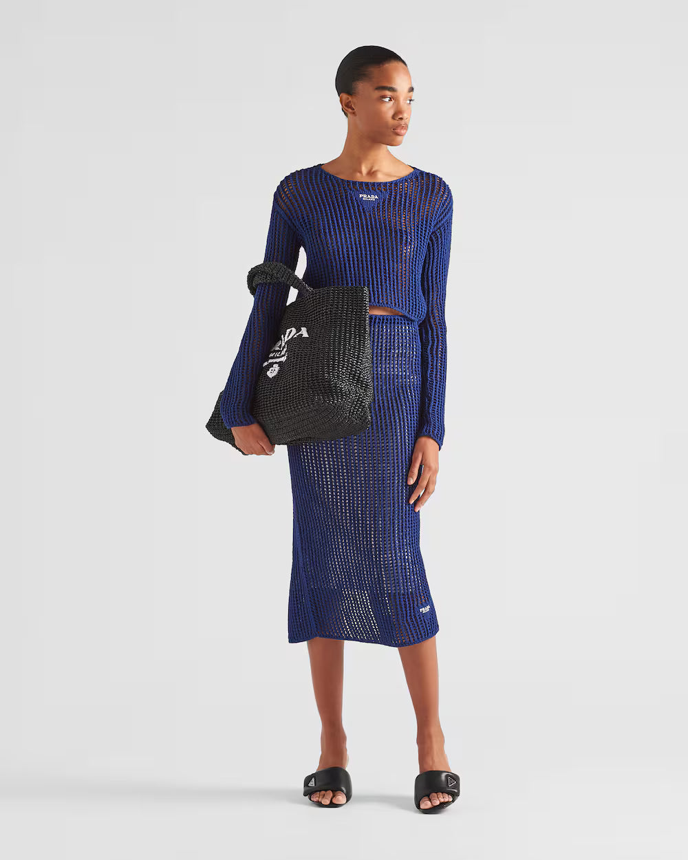 Prada Crochet tote bag