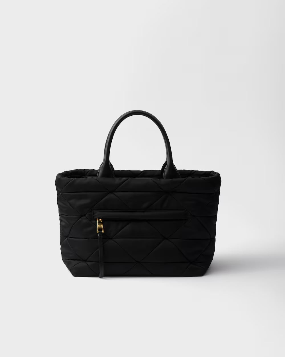 Prada Medium padded Re-Nylon and leather tote bag