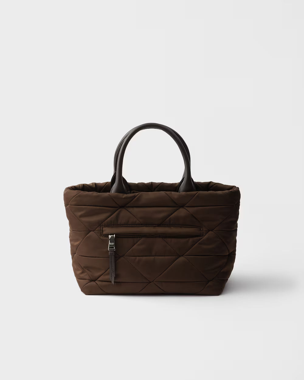 Prada Medium padded Re-Nylon and leather tote bag