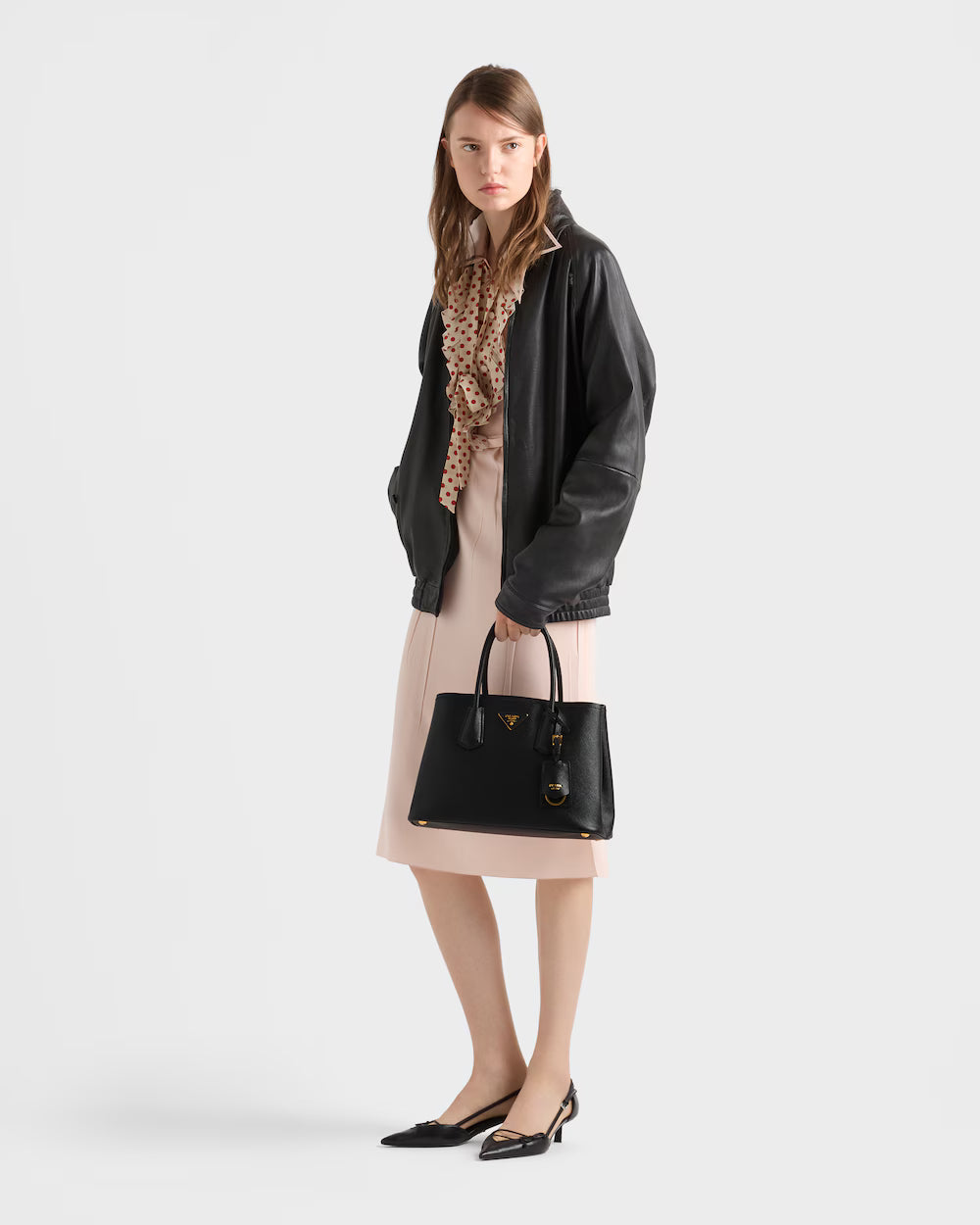 Prada Double medium Saffiano leather bag
