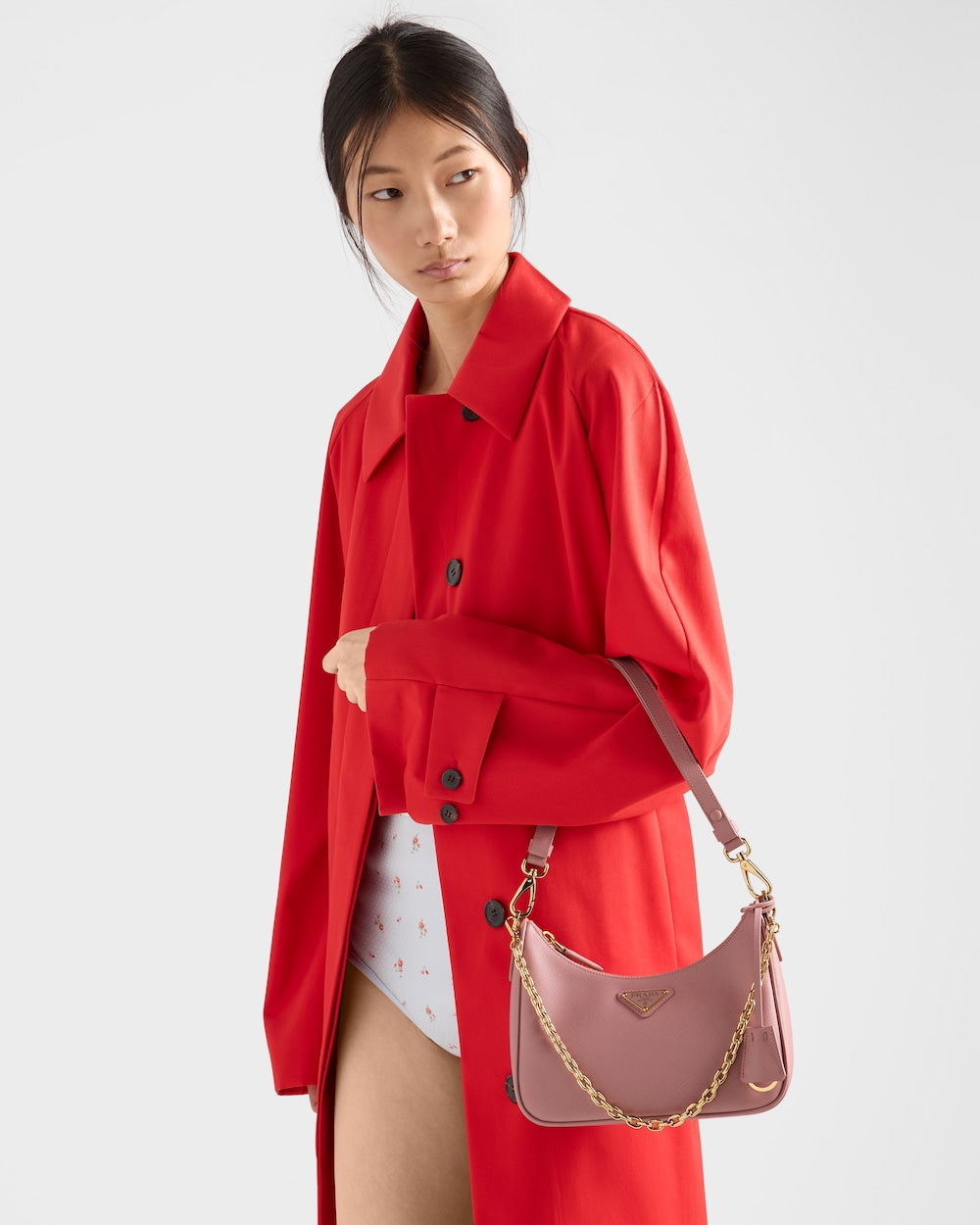 Prada Re-Edition mini Saffiano leather bag