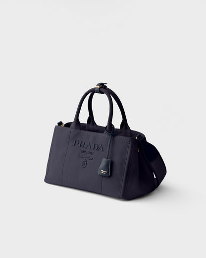 Prada Jardinière large cotton canvas handbag