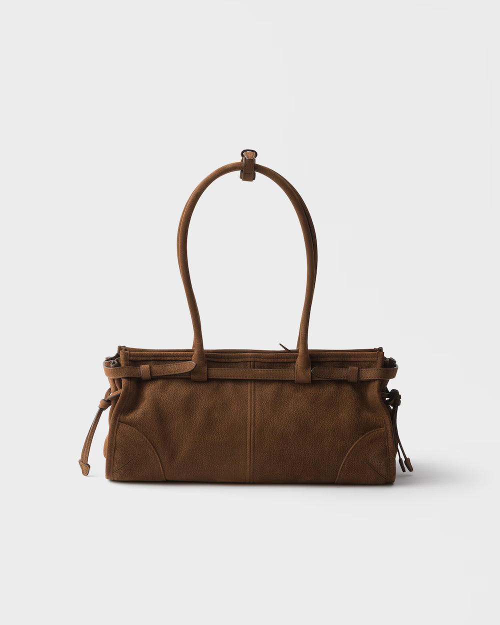 Prada Bonnie medium nubuck leather handbag