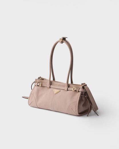 Prada Bonnie medium nubuck leather handbag
