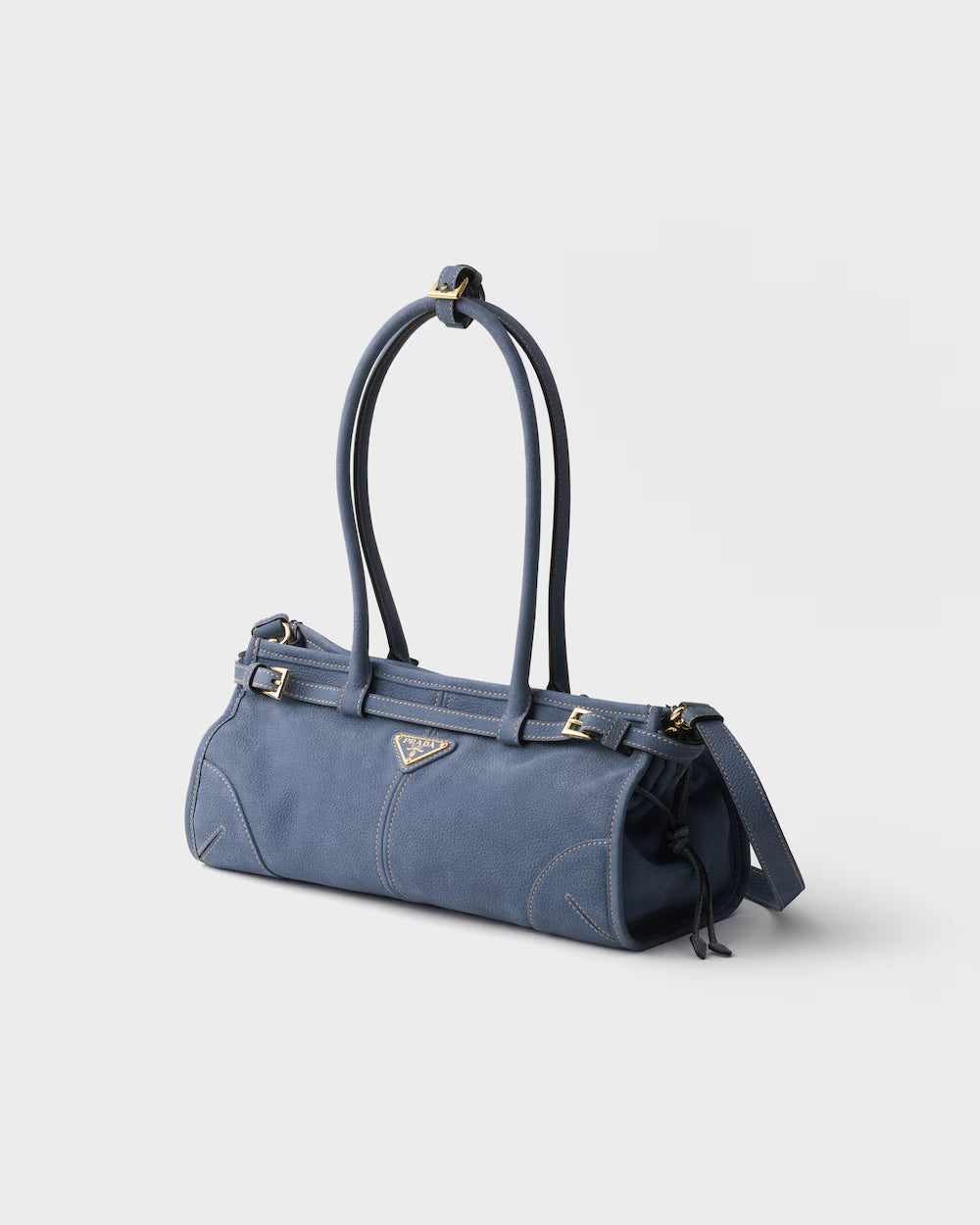Prada Bonnie medium nubuck leather handbag