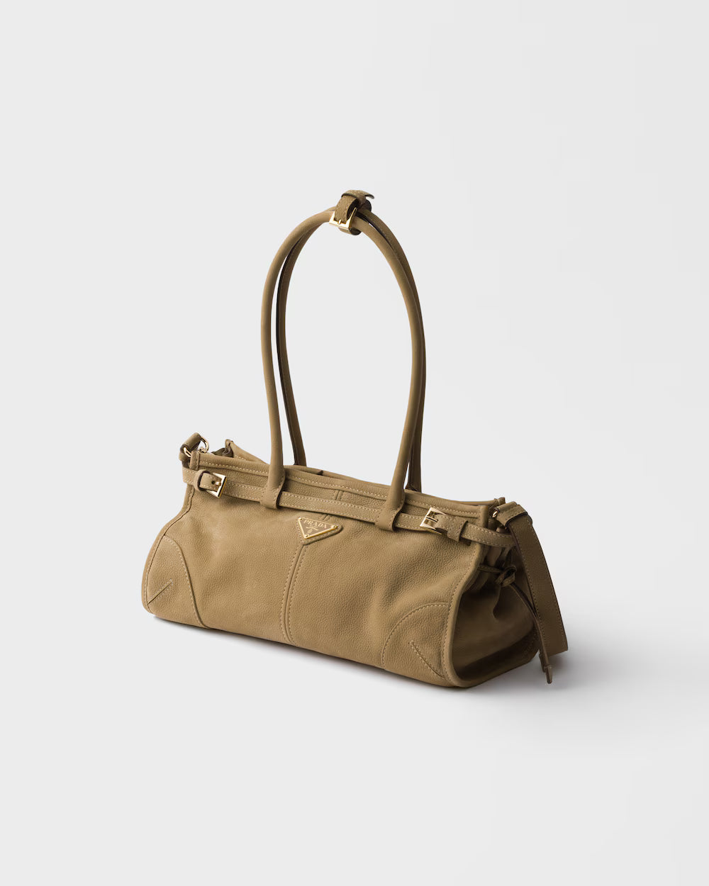 Prada Bonnie medium nubuck leather handbag