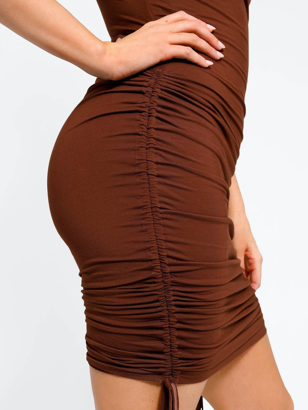 Smart Sculpt™ CurveSculpt Ruched Mini Dress