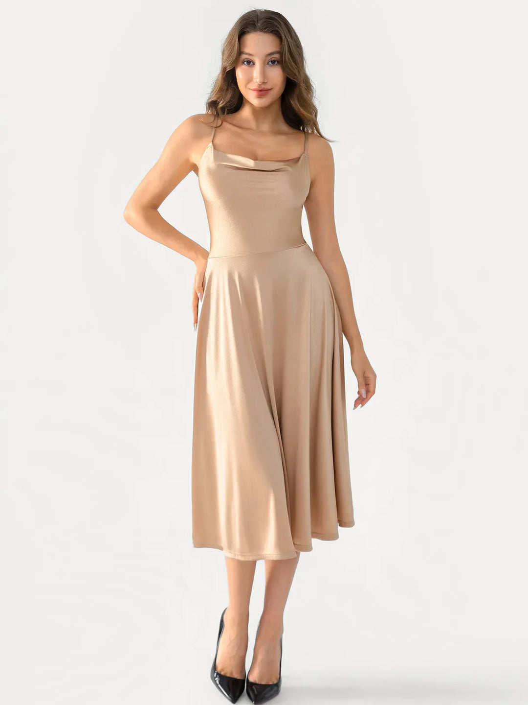 Smart Sculpt™ LuxeShape Cowl Dress