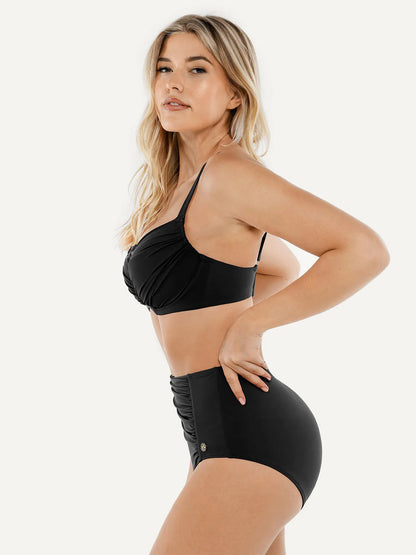 Smart Sculpt™ Ruched Tummy Control Bikini Set